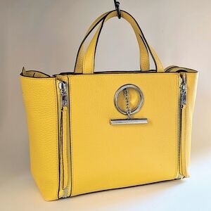 NWOT - Henri Bendel - Chelsea Satchel - Yellow - Original Sample